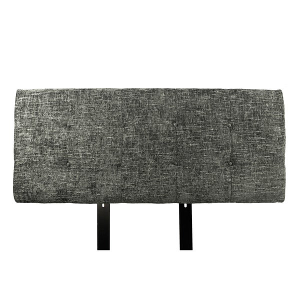 MJL Furniture Ali Button Tufted Atlas Steel Upholstered Headboard - - 10910732