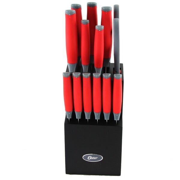 14 Piece Stainless Steel Cutlery Set in Cherry