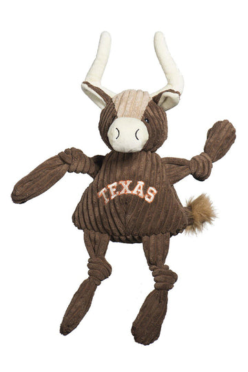 HuggleHounds Texas Longhorn Knottie Dog Toy