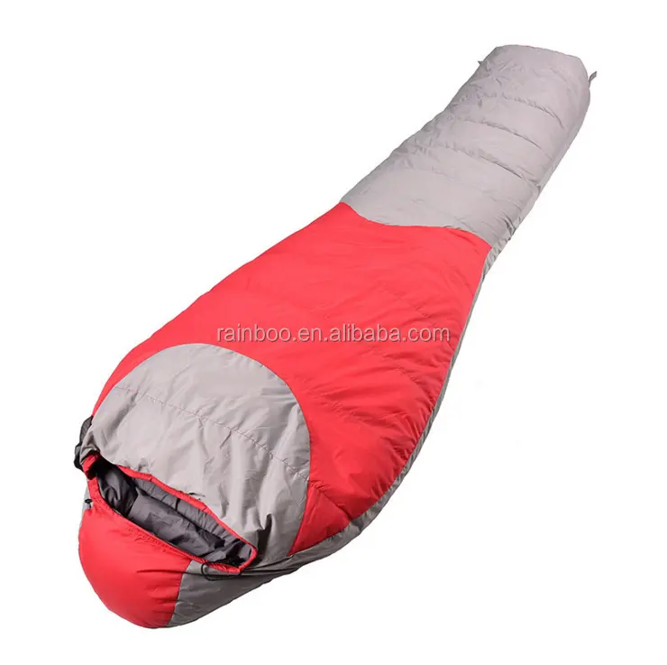 custom outdoor portable camping travel hiking ultralight mummy duck down sleeping bag