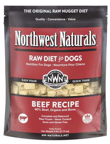 Northwest Naturals Beef Nuggets Raw Dog Food | Tomlinson's Feed