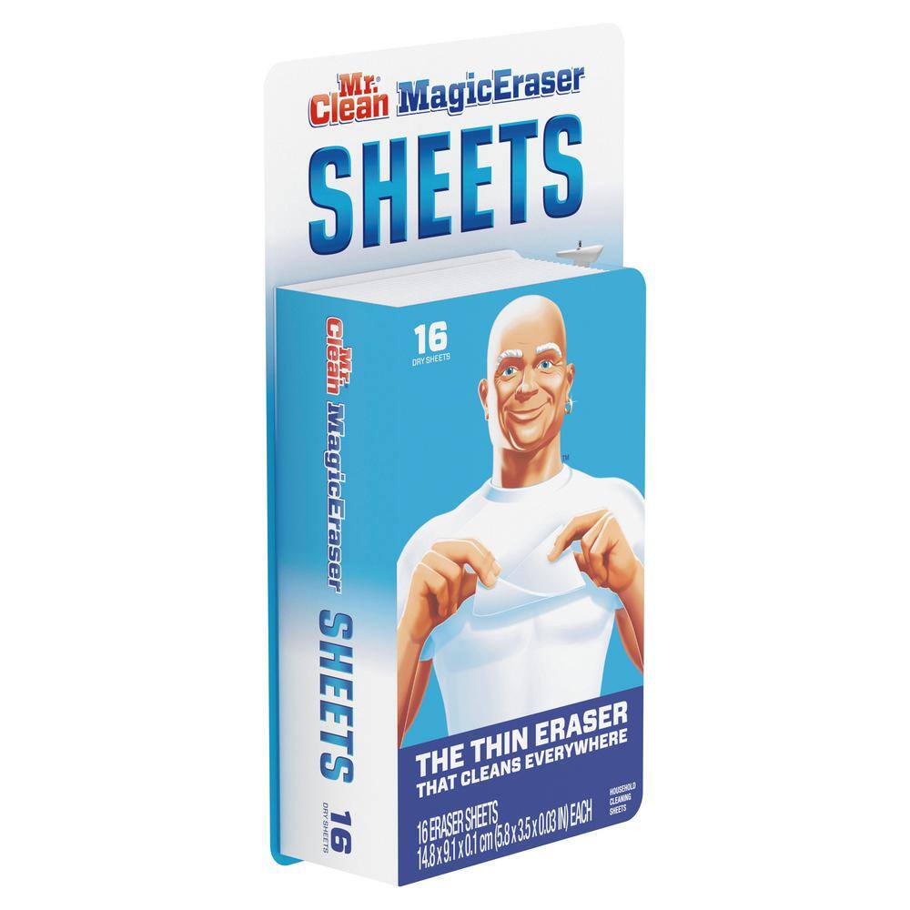 Mr. Clean Thin Sheets Magic Eraser Cleaning Wipes (16-Count 8-Pack) 040095600079