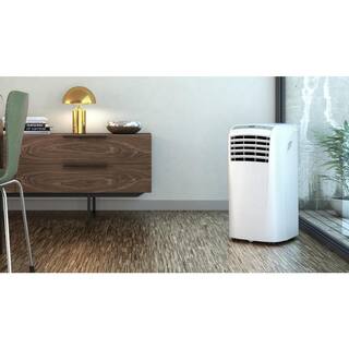 OLIMPIA SPLENDID 10000 BTU 350 sq. ft. Portable Compact Air Conditioner 3 in 1 (AC Fan Dehumidifier) with Remote in White 2150