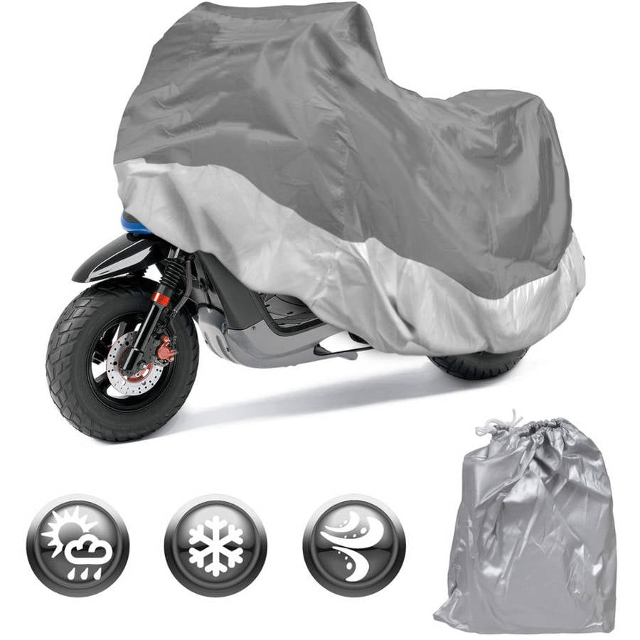 Motorcycle Cover Waterproof Outdoor Motorbike All-Weather Protection， Small (72 Inch)