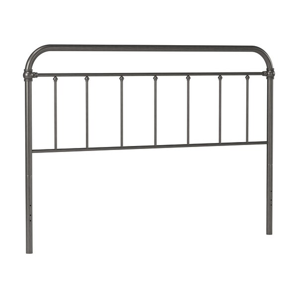 Hillsdale Furniture Kirkland Metal Headboard， Aged Pewter - - 33142603