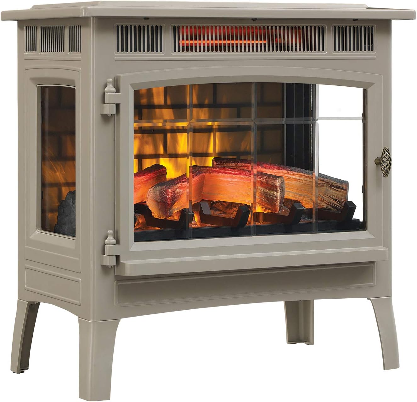 💝Last Day 70% Off✨ Electric Infrared Quartz Fireplace Stove with 3D Flame Effect