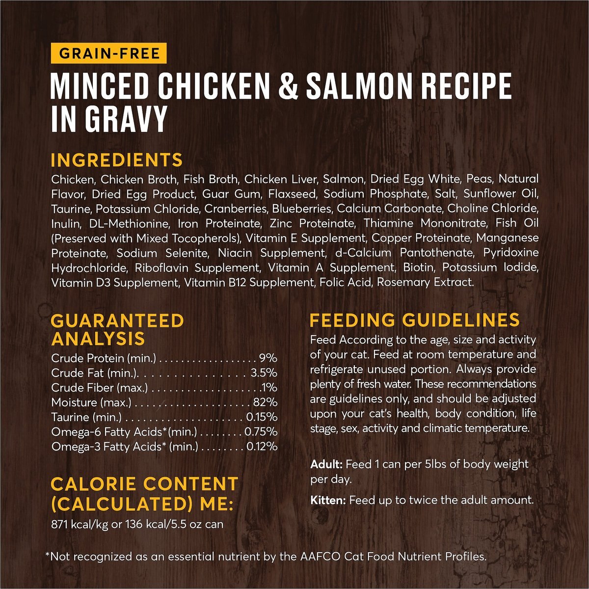 American Journey Minced Poultry and Seafood in Gravy Variety Pack Grain-Free Canned Cat Food