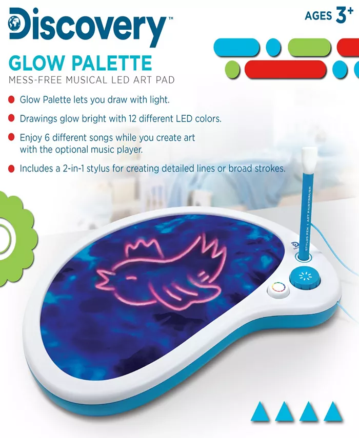 Discovery Kids LED Glow Drawing Palette