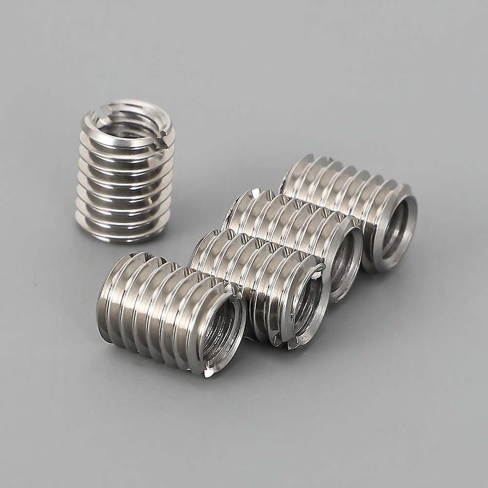 50pcs/pack Stainless Steel Thread Adapters Convert M3 3mm Male To M5 5mm Female Hardware Fasteners Threaded Reducer Insert