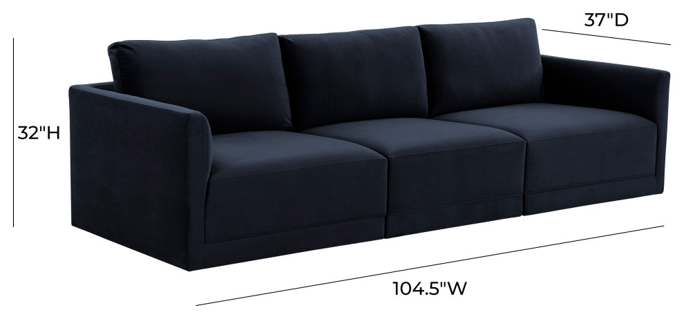 Willow Modular Sofa   Contemporary   Sofas   by TOV Furniture  Houzz