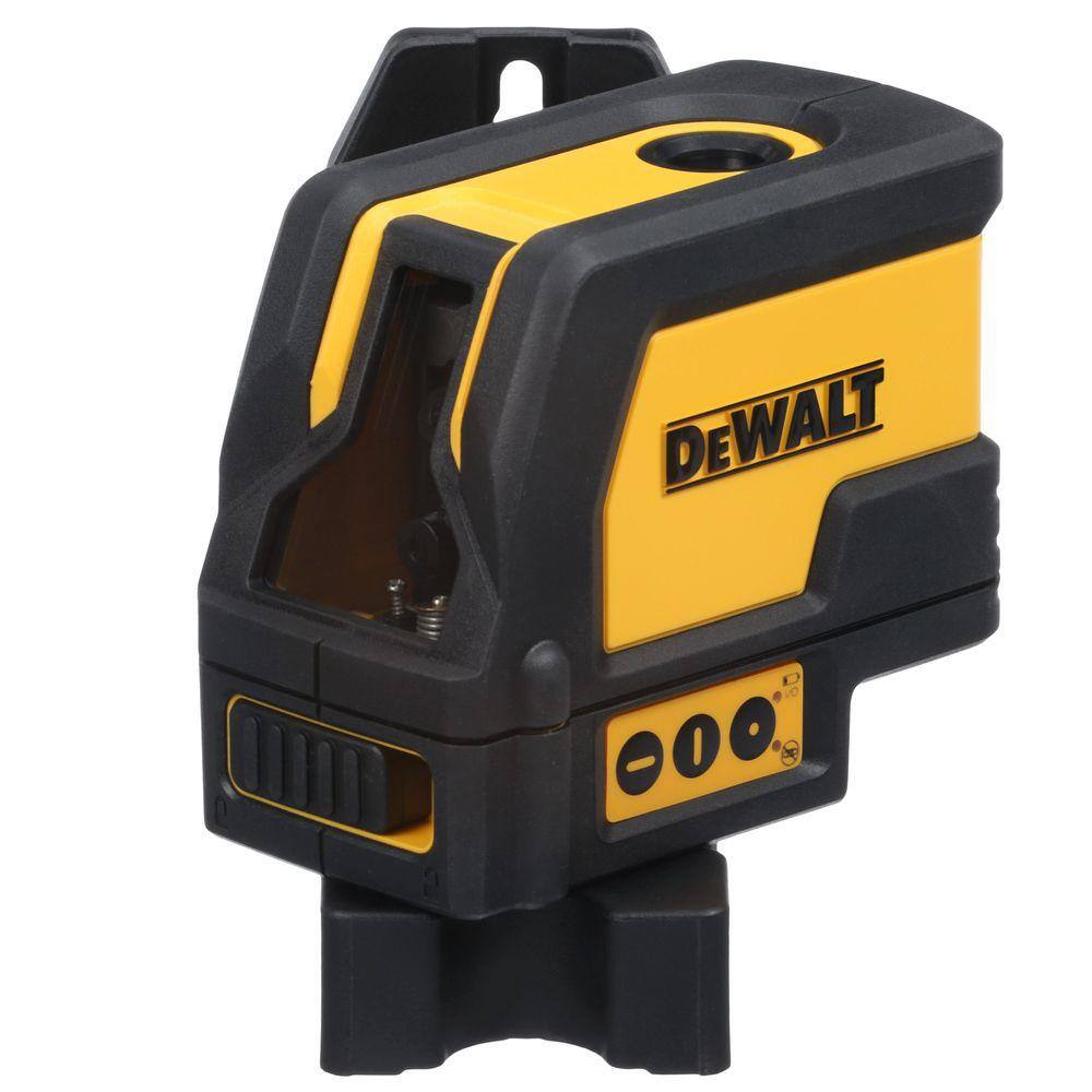 DW 165 ft. Red Self-Leveling Cross-Line and Plumb Spot Laser Level with (3) AAA Batteries  Case DW0822