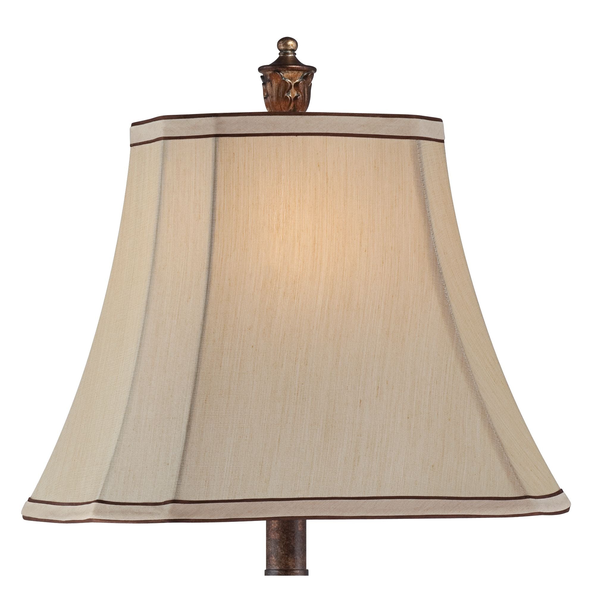 Regency Hill Traditional Table Lamp Old Oak Antique Petite Vase Beige Rectangular Shade for Living Room Family Bedroom Bedside