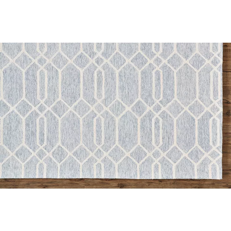 Weave and Wander Natal Gray Geometric Area Rug