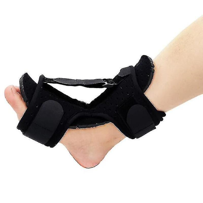 Adjustable Foot Brace Plantar Fasciitis Night Splint Foot Drop Orthotics Brace Elastic Back Night Sp