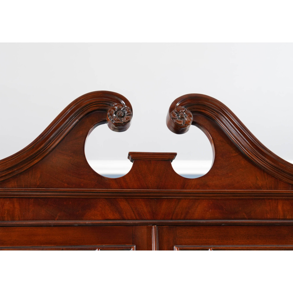 Mahogany Bookcase Secretary Desk   Victorian   Bookcases   by Niagara Furniture  Houzz