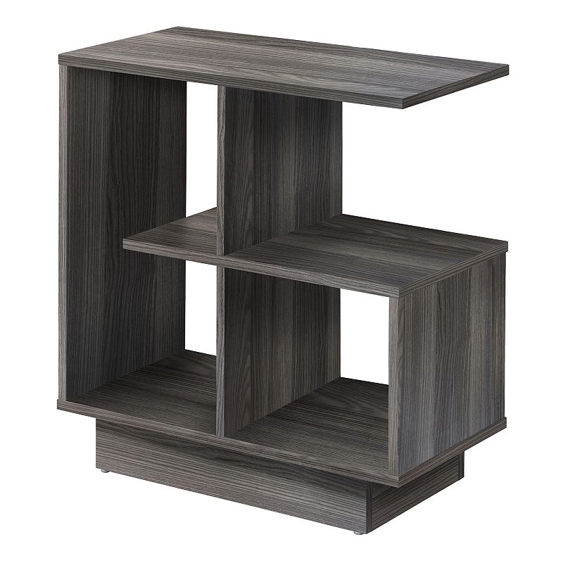 Monarch 4-Shelf Asymmetrical End Table