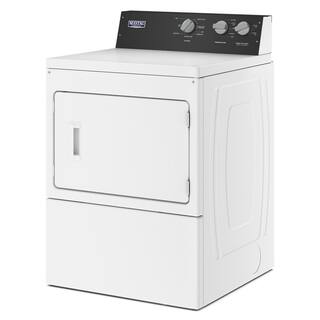 Maytag 7.4 cu.ft. vented Front Load Electric Dryer in White with Premium Motor MEDP585GW