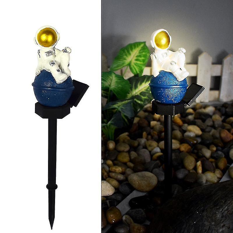 Solar Astronaut Garden Stake Light， Astronaut Figurine Lawn Lamp， Outdoor Lamp For Garden Lawn Landscape