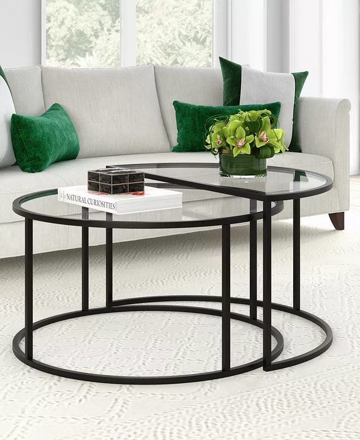 Hudson and Canal Luna Nested Coffee Table Set of 2