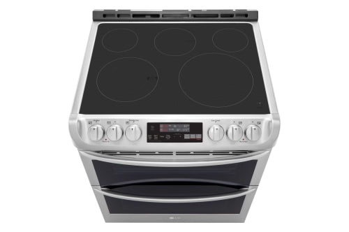 LG LTE4815ST 7.3 cu.ft. Electric Double Slide-in Range, Probake, Self+EasyClean, Stainless Steel