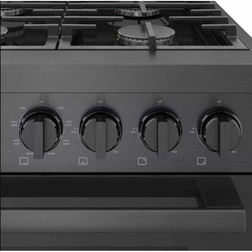 Bosch 36-inch Freestanding Dual Fuel Range with European Convection Technology HDS8645C