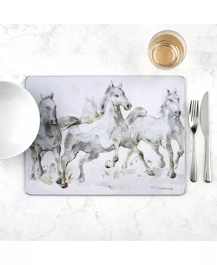 Pimpernel Spirited Horses Placemats Set of 4