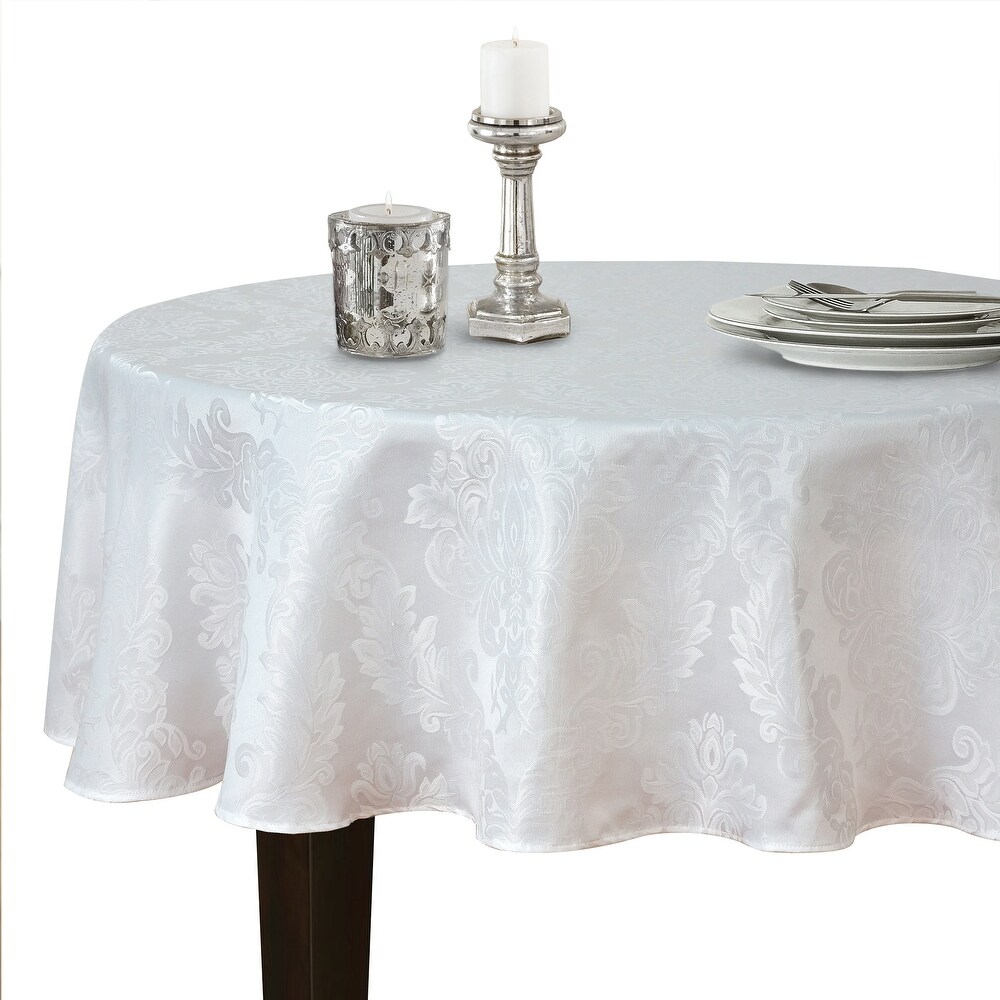 Elrene Barcelona Damask Elegant Fabric Tablecloth