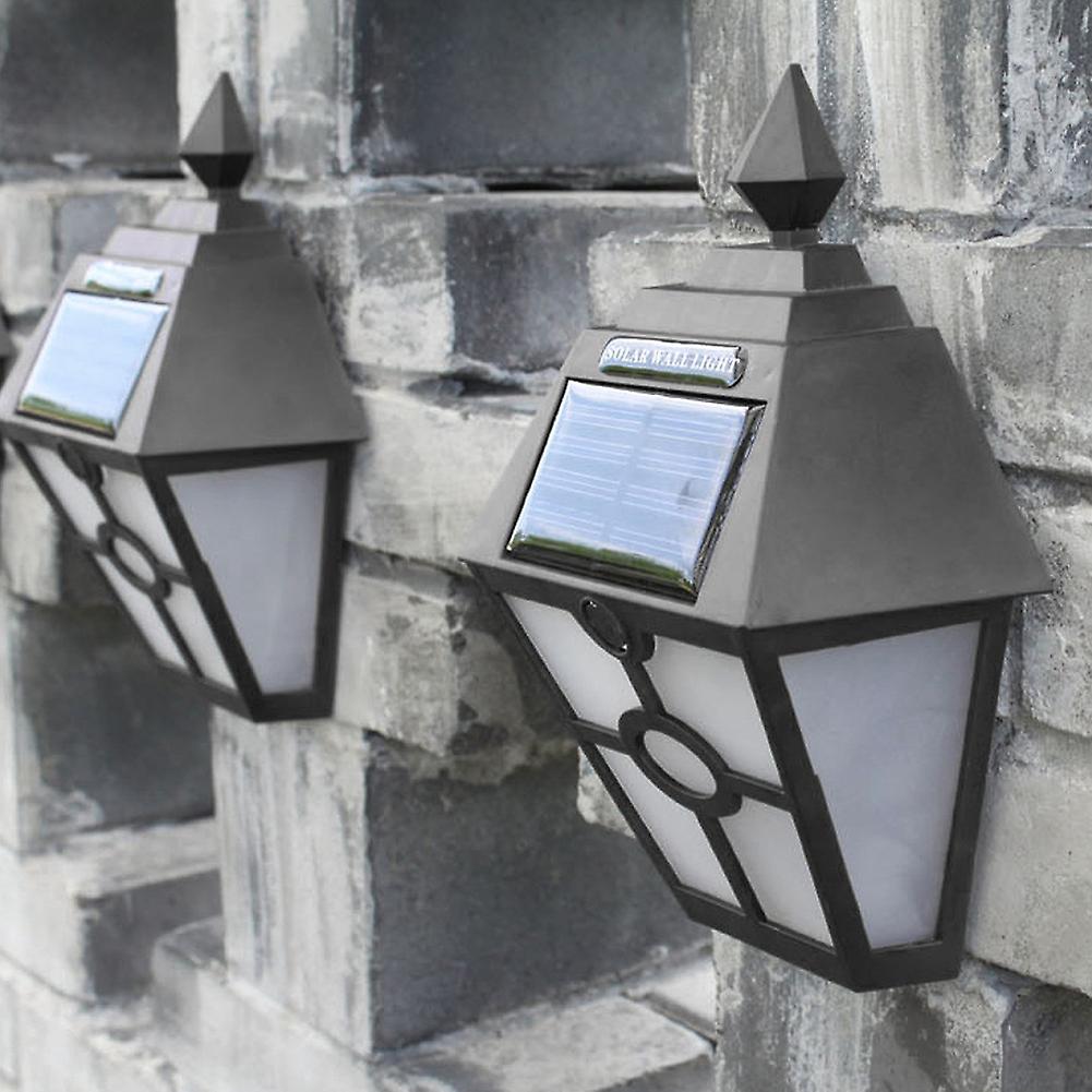 Garden Yard Hexagonal Solar Powered Outdoor LED Light Ornament Landscape Wall Lamp Decoration