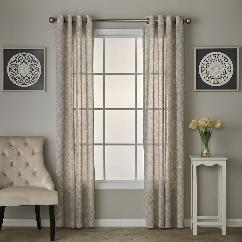 SKL Home Chain-link 1-panel Window Curtain