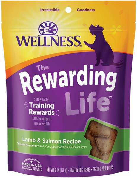 Wellness The Rewarding Life Lamb and Salmon Soft and Chewy Dog Treats