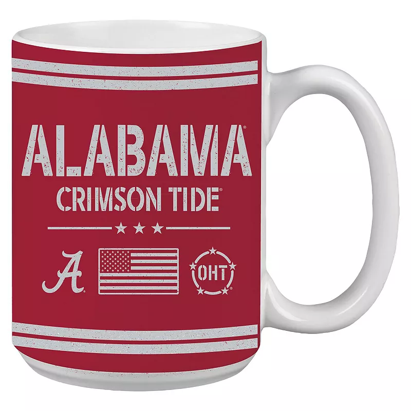 Alabama Crimson Tide 15oz. OHT Military Appreciation Mug