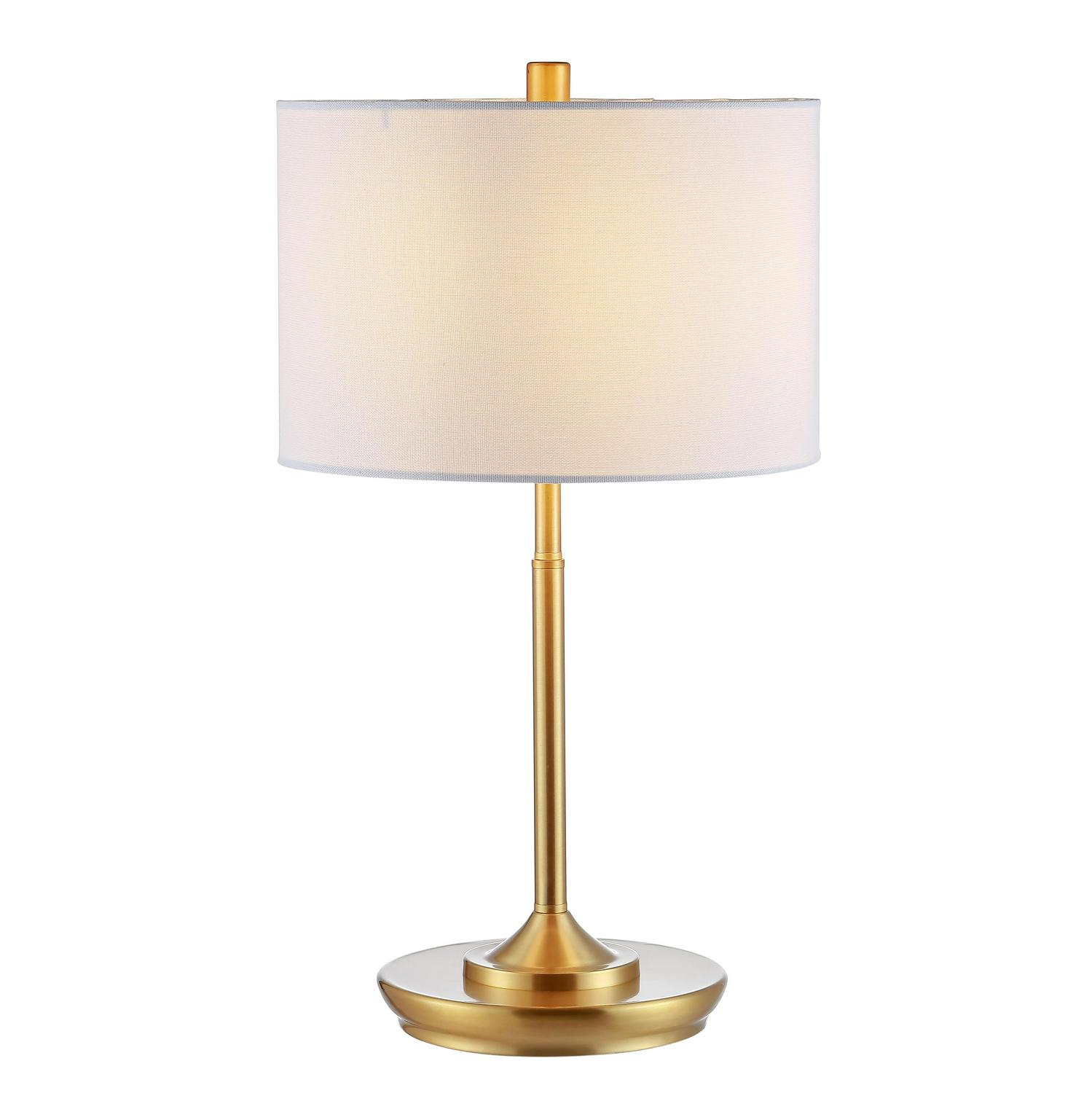 Safavieh Taren 28.5 in. Glam Table Lamp， Brass Gold， Set of 2