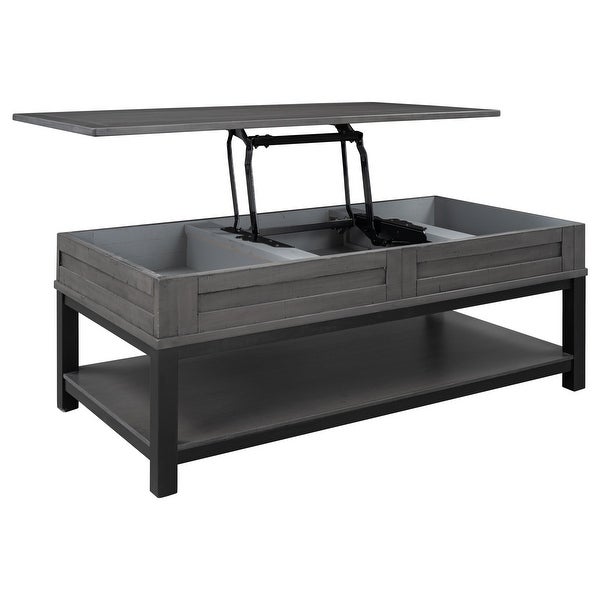 Lift Top Coffee Table with Inner Storage Space