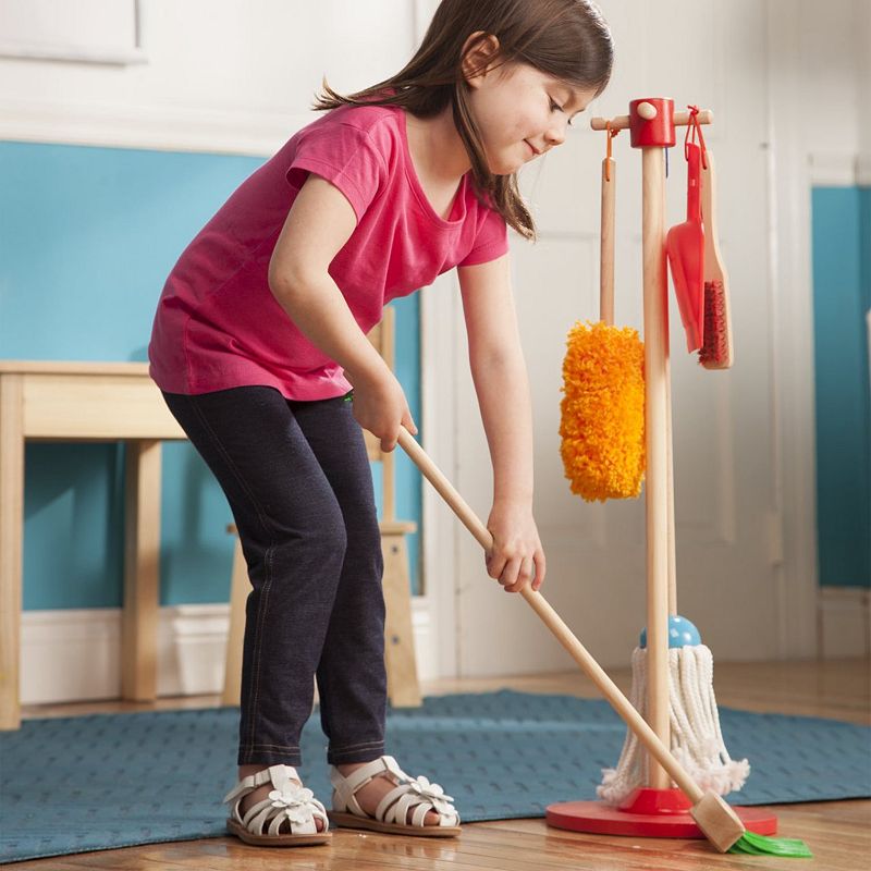 Melissa and Doug Let's Play House! Dust， Sweep and Mop Set