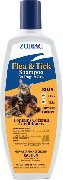 Zodiac Flea and Tick Shampoo for Dogs and Cats