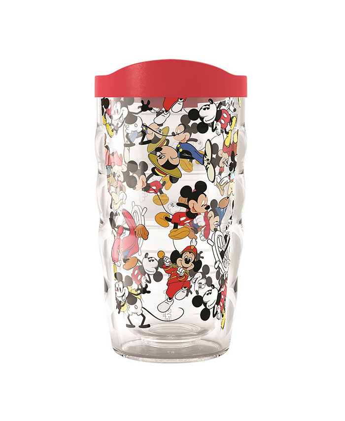 Tervis Tumbler Tervis Disney Mickey Through the Years Made in USA Double Walled Insulated Tumbler Travel Cup Keeps Drinks Cold and Hot 10oz Wavy Classic