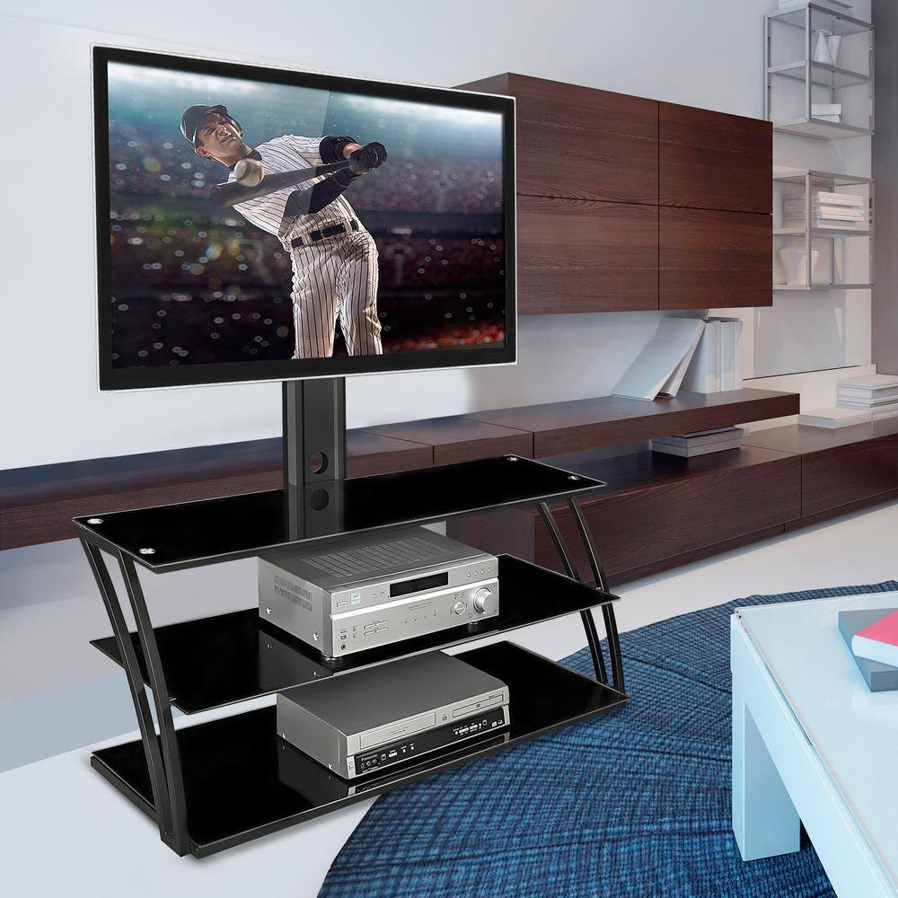 mount-it! Extra-Large TV Stand Maximum 60 in. TV Size MI-864