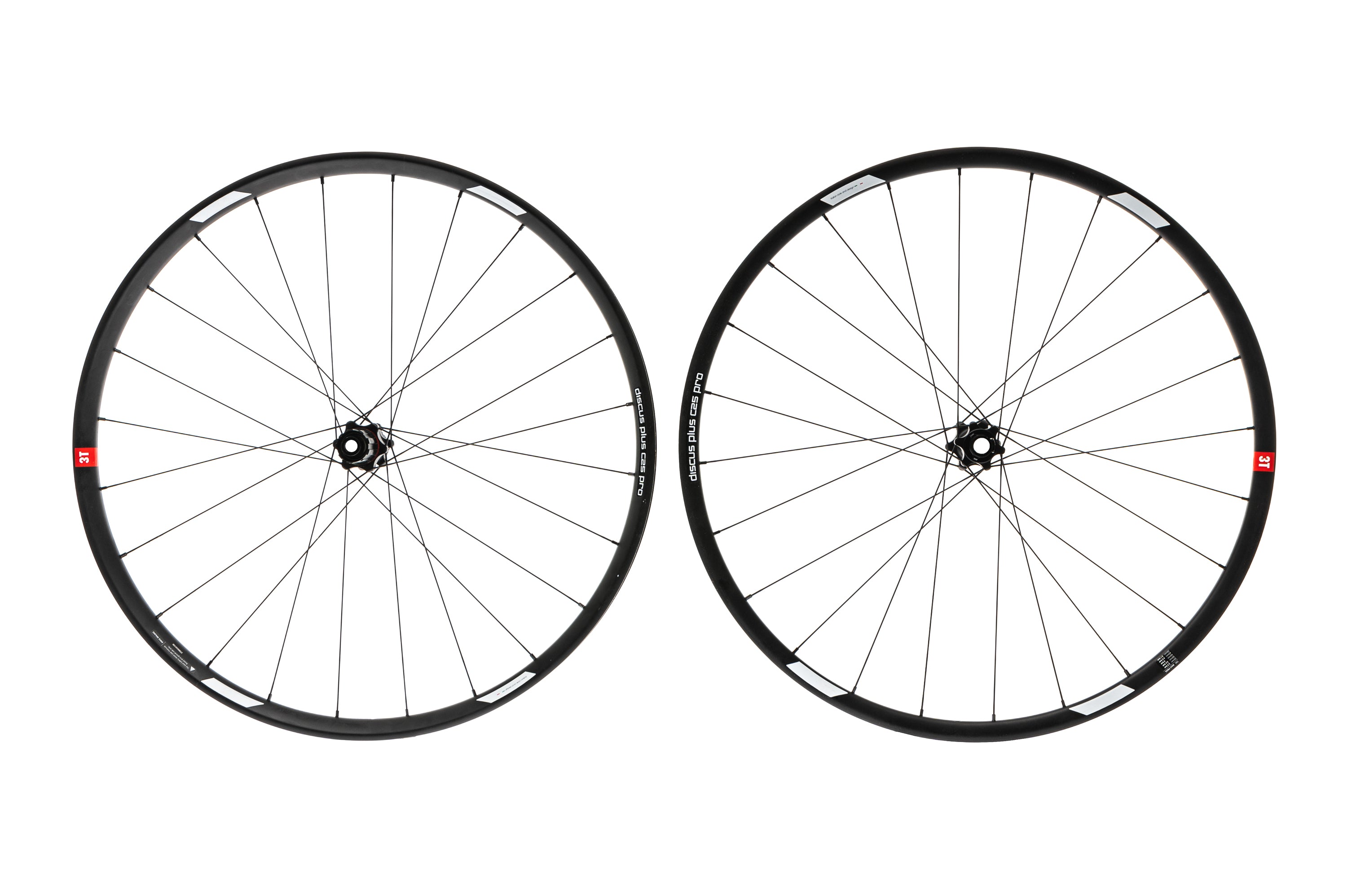 3T Discus Plus C25 Pro Aluminum Tubeless 650b Wheelset