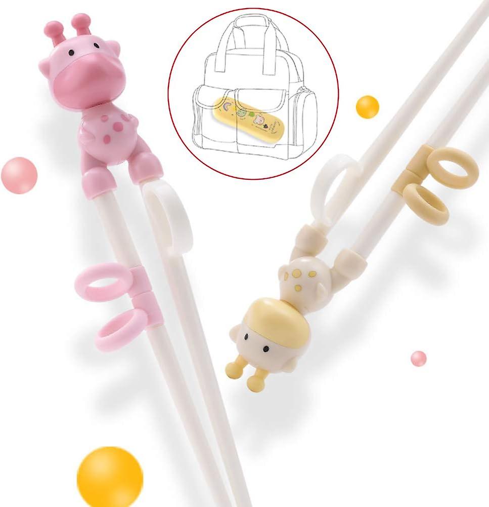 Chicken Shape Chopsticks， Easy To Use Training Chopsticks For Children And Adults， Made With Non-toxic Dishwasher-safe Reusable Chopstick Set (pink De