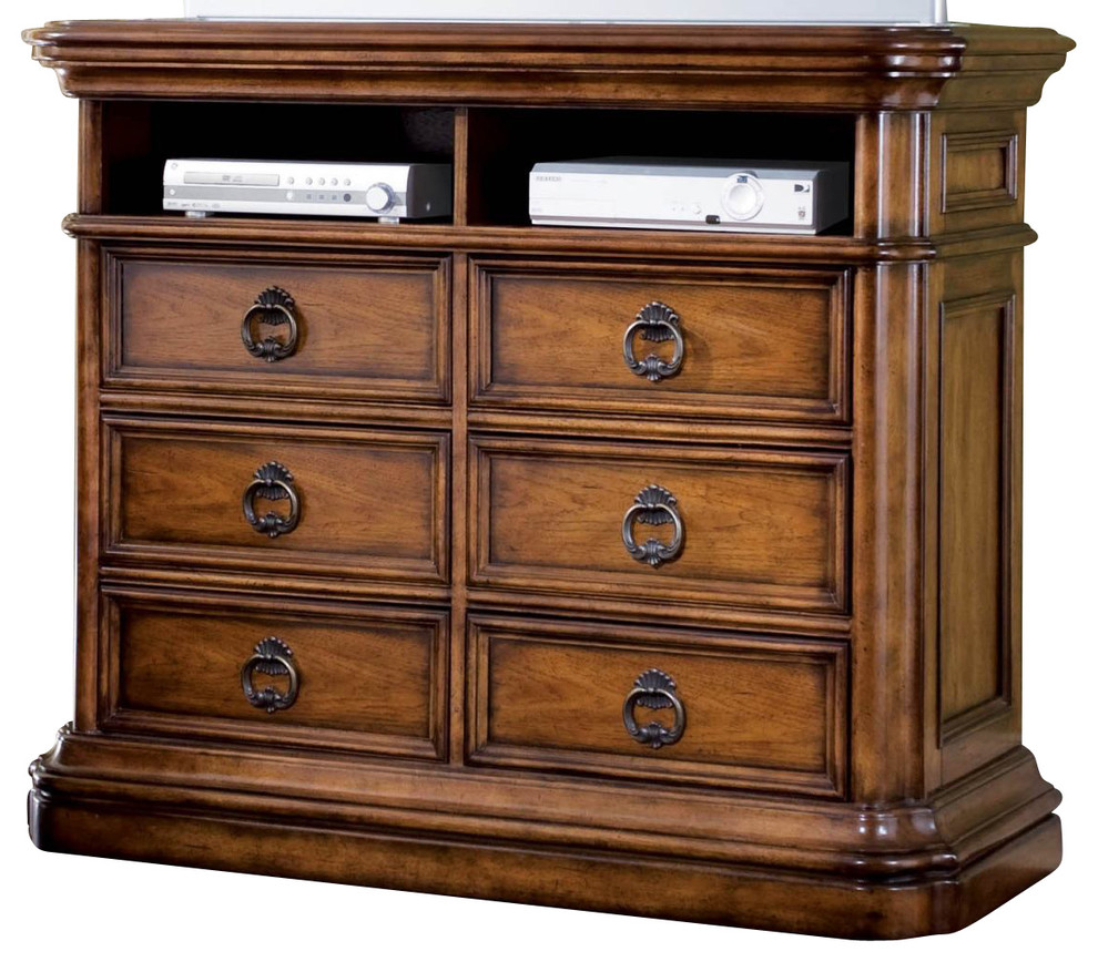 Emma Mason Signature Francesco Media Chest   Traditional   Entertainment Centers And Tv Stands   by Emma Mason  Houzz