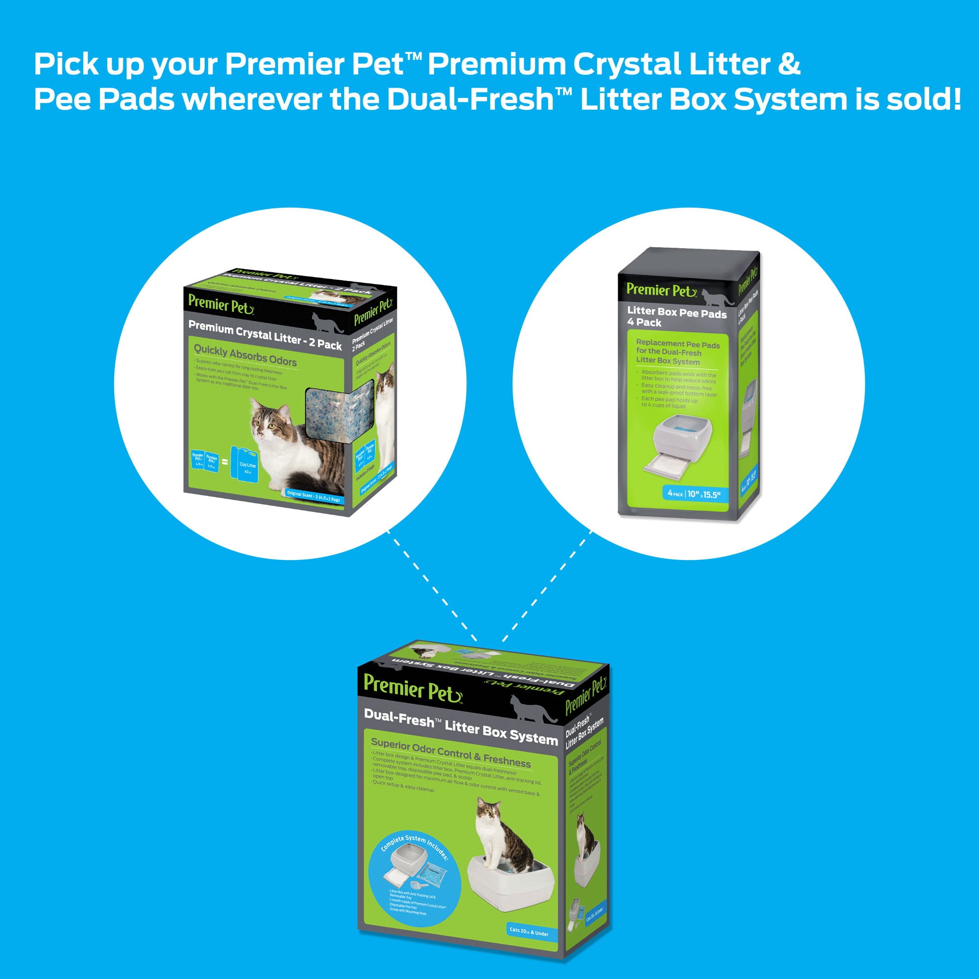 Premier Pet Premium Crystal Litter Value 2 Pack - Original Scent