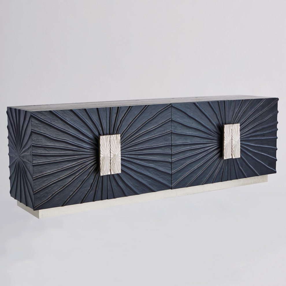 Pleated Mediumia Cabinet   Contemporary   Entertainment Centers And Tv Stands   by HedgeApple  Houzz
