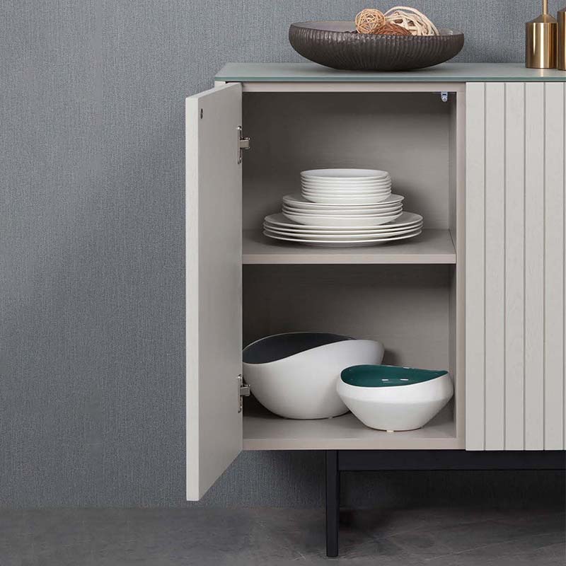 AKARI Sideboard Buffet 160cm - Light Grey