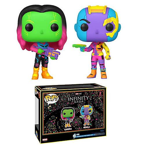 Gamora and Nebula Black Light US Exclusive Pop! 2pk