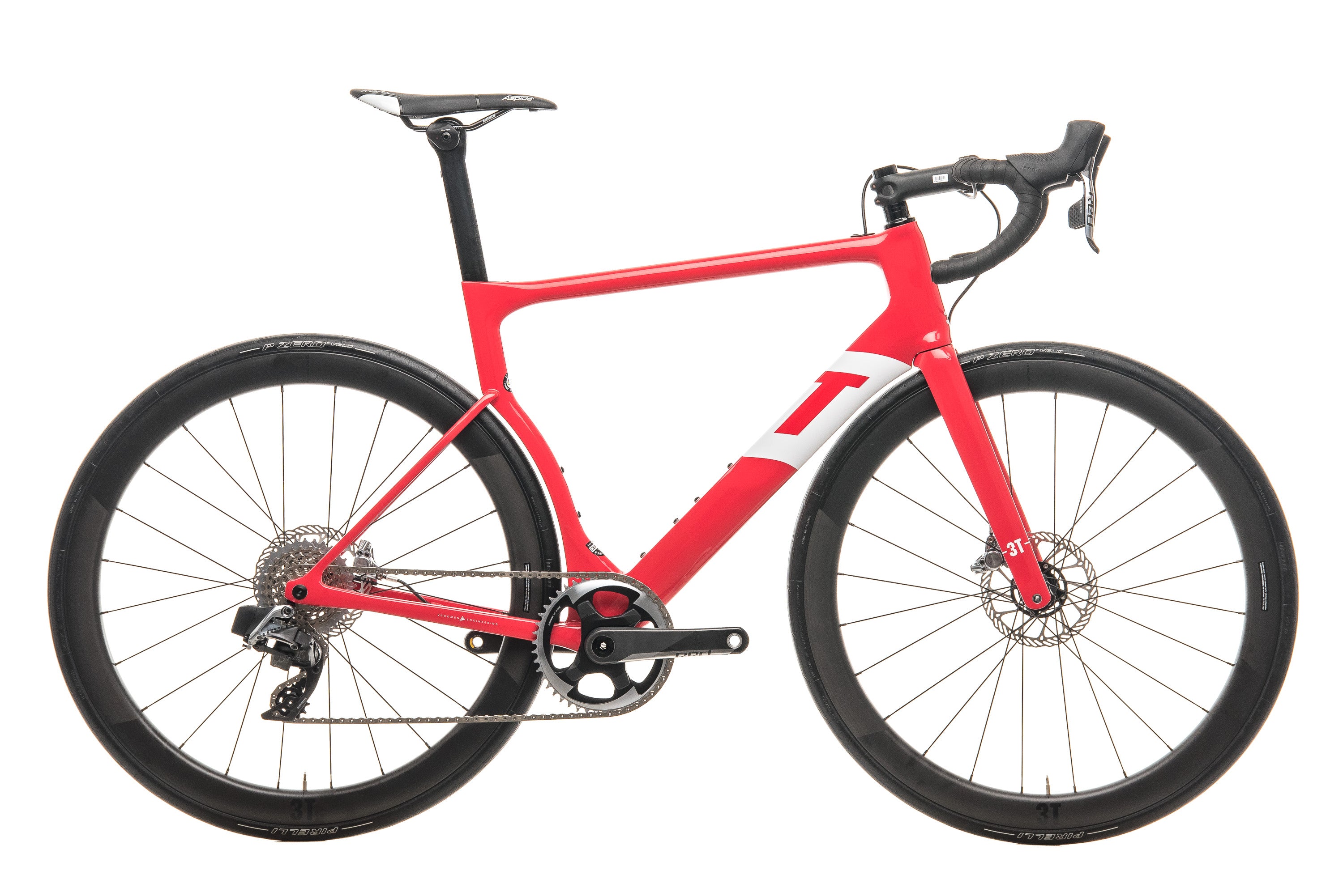3T Strada Team Red AXS eTap Road Bike - 2020, Large