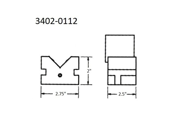 ABS Import Tools 2.5 X 2.75 X 2 MULIT USE V BLOCK...