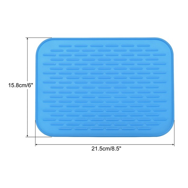 Unique Bargains Silicone Dish Drying Mat Under Sink Drain Pad Heat Resistant Non slipping Suitable For Kitchen