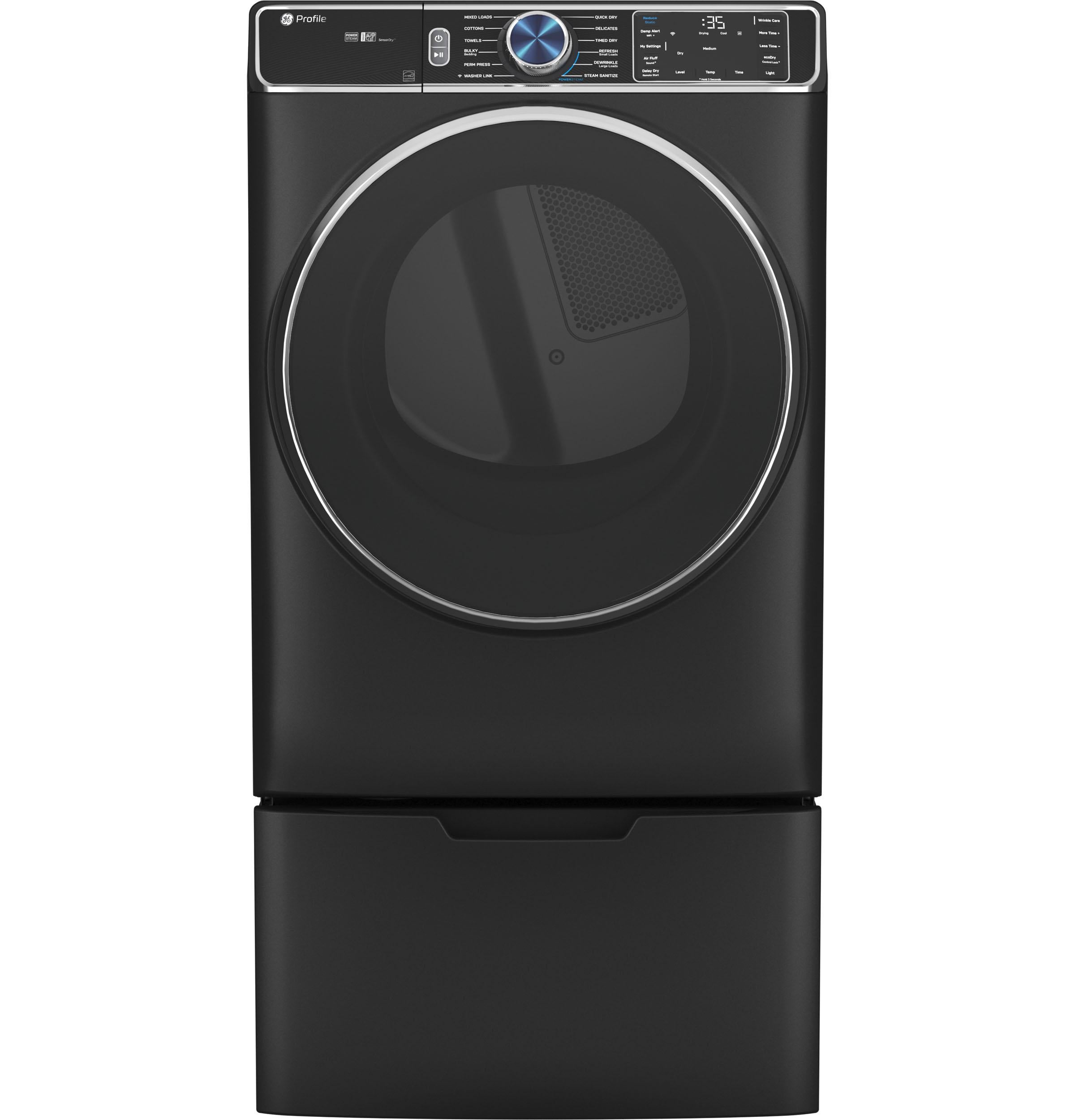 Ge Appliances PFD95ESPTDS Ge Profile™ 7.8 Cu. Ft. Capacity Smart Front Load Electric Dryer With Steam And Sanitize Cycle