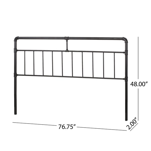 Aborn Contemporary Iron Headboard by Christopher Knight Home - - 30148024