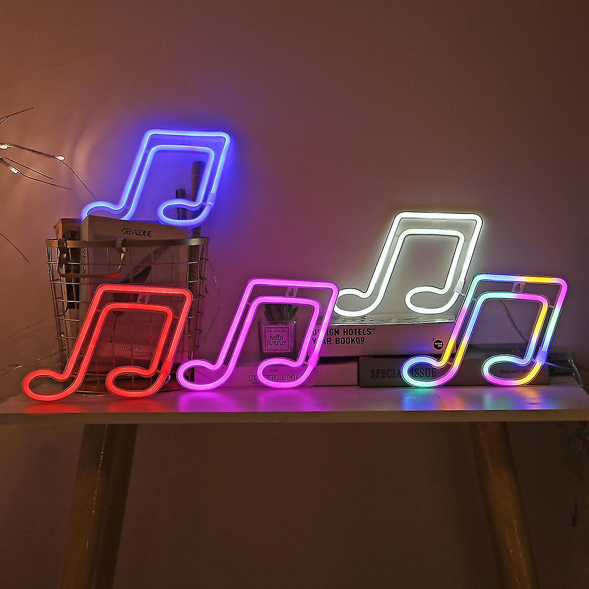 Led Note Neon Room Decoration Light